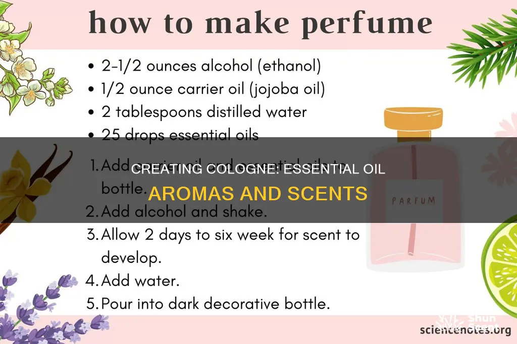 how to make cologne essential oils