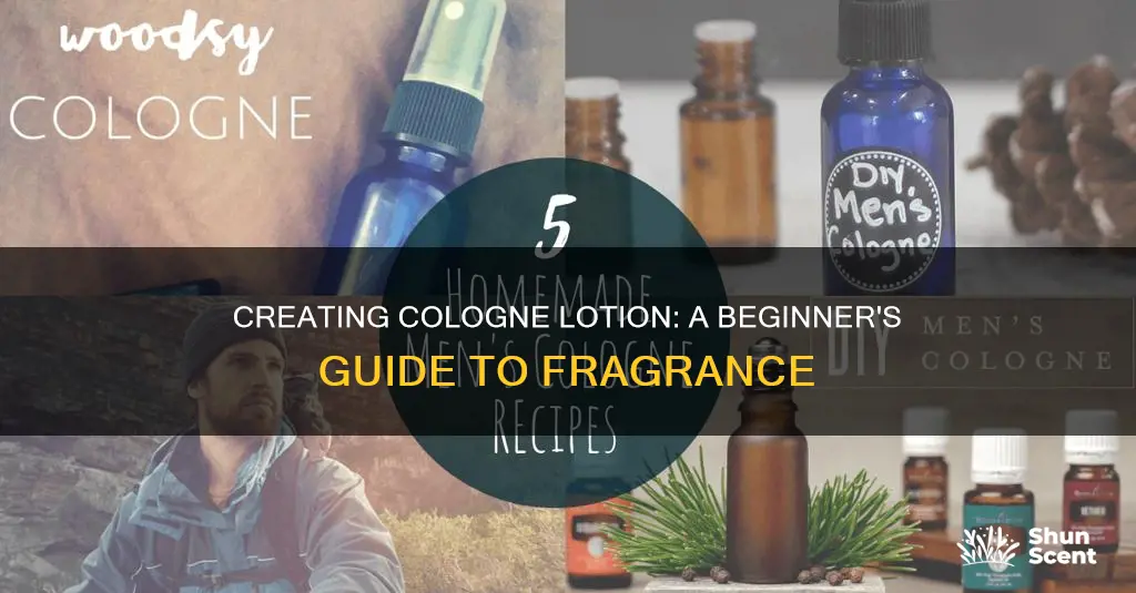 how to make cologne lotion