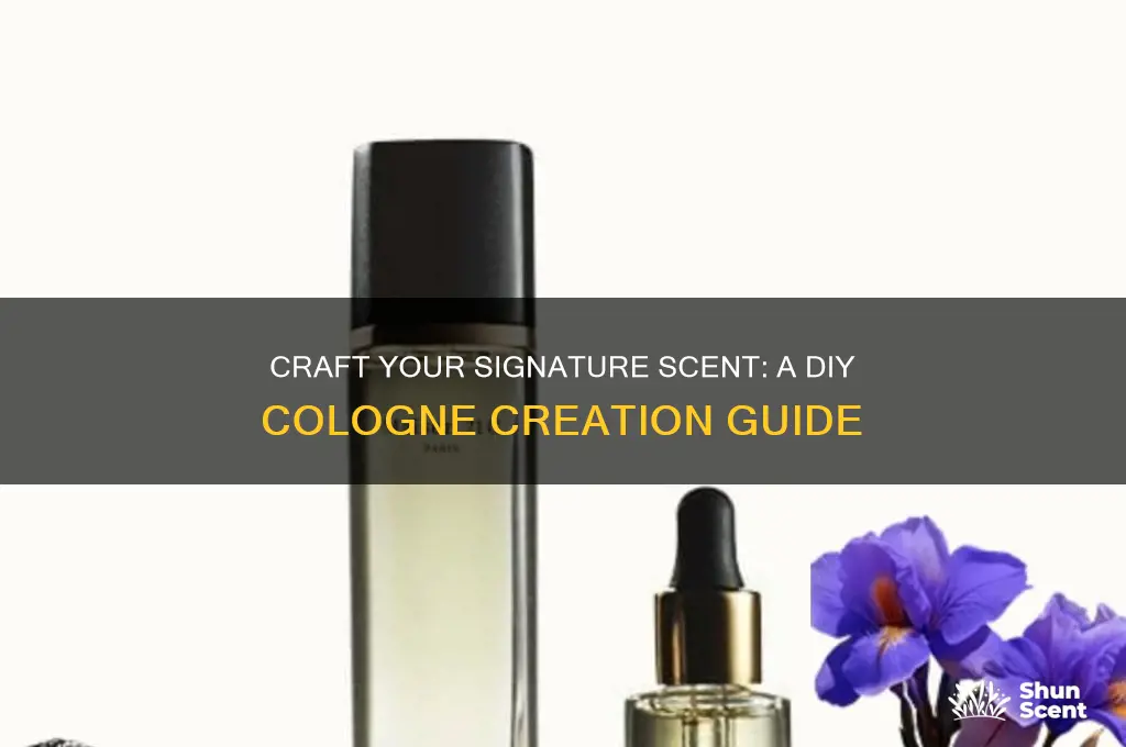how to make cologne of your own scent