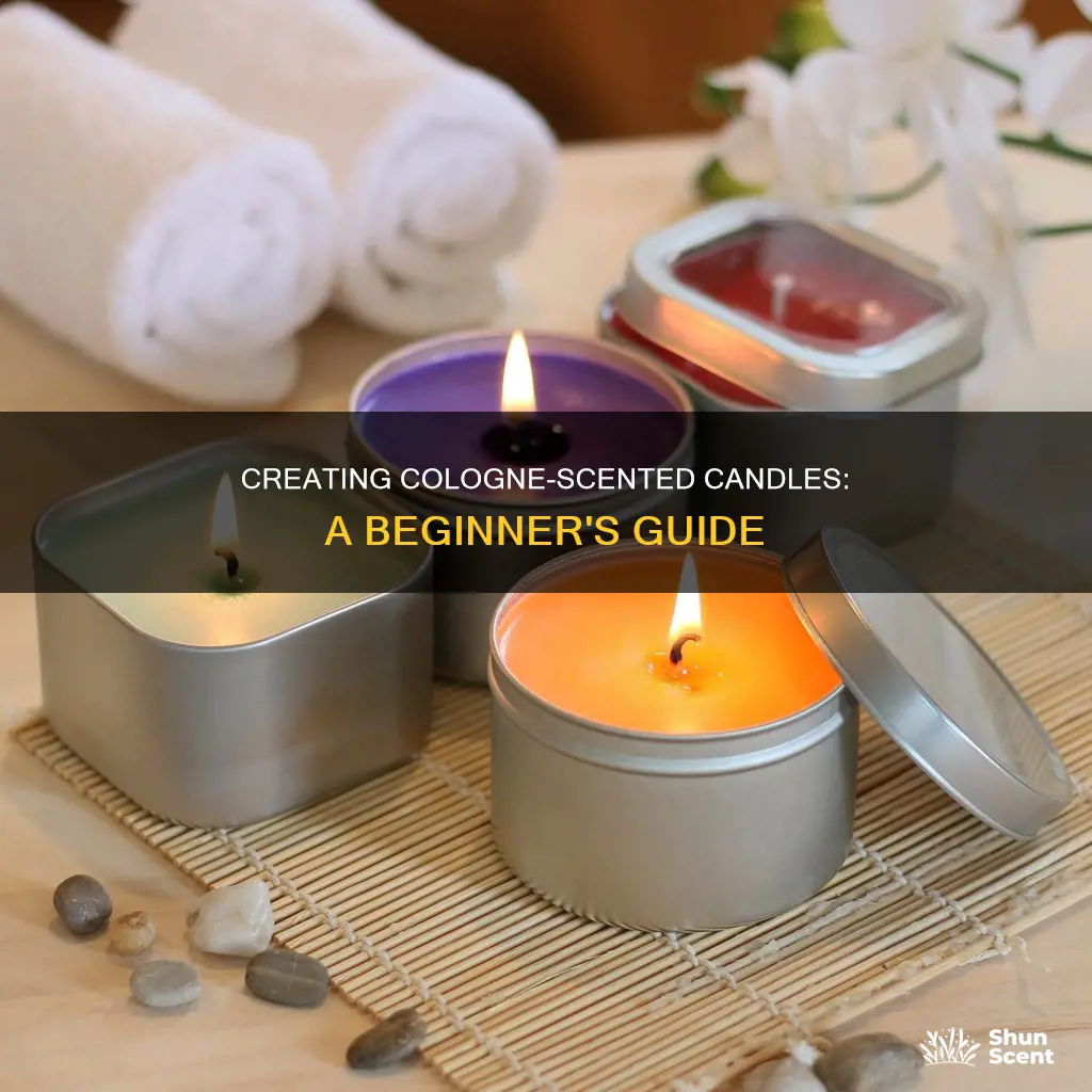 how to make cologne scented candles