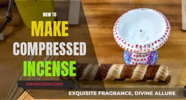 Make Your Own Incense: Easy Compression Method