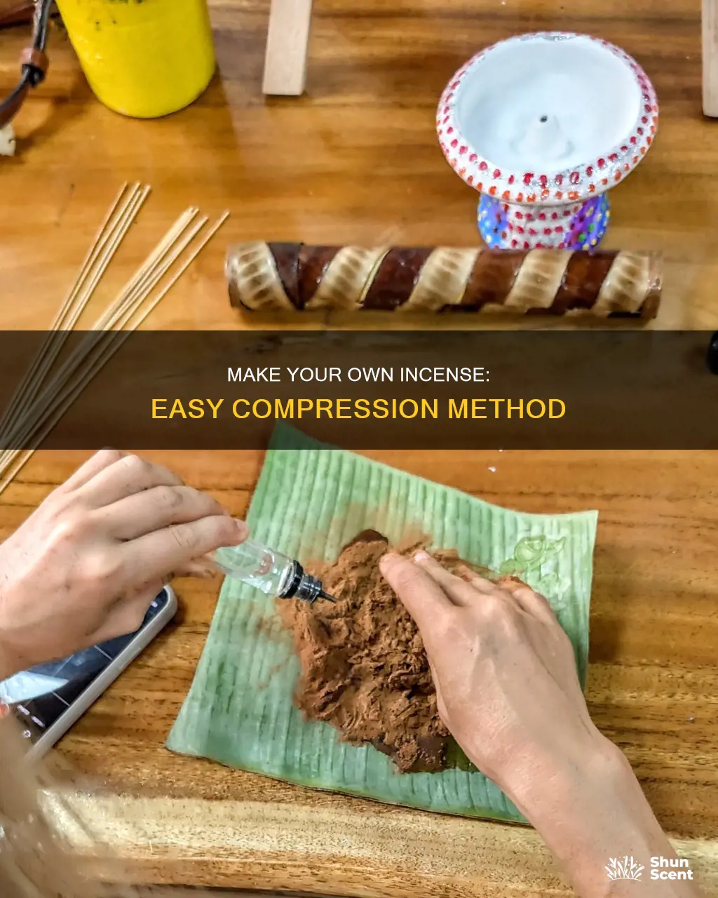 how to make compressed incense