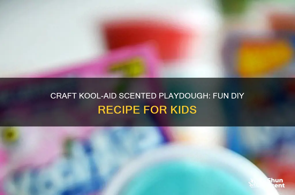 how to make cool aid scented playdoh
