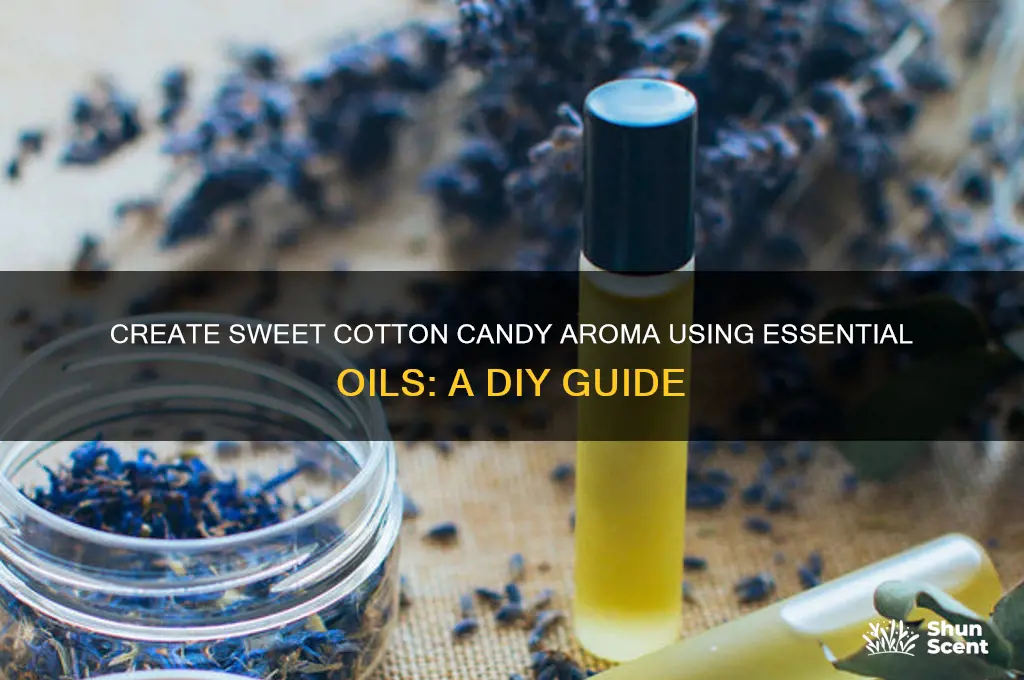 how to make cotton candy scent with essential oils