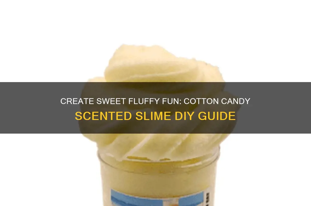 how to make cotton candy scented slime