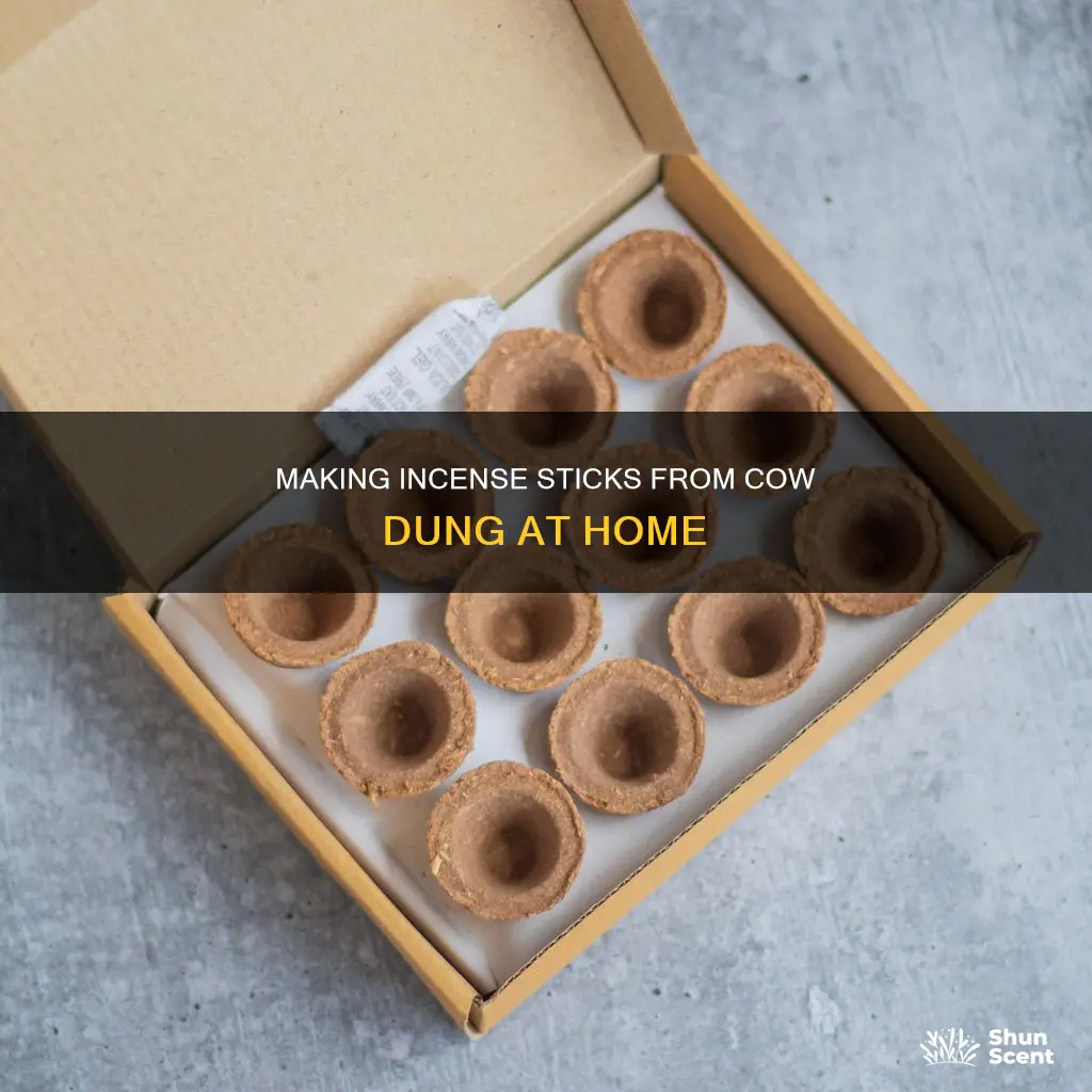 how to make cow dung incense