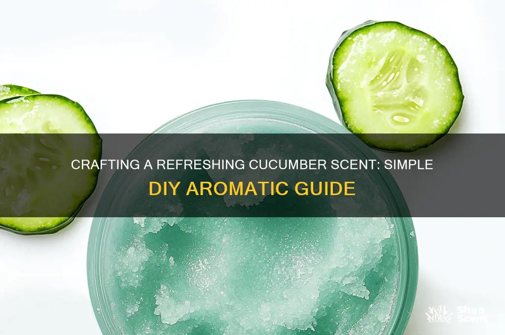 how to make cucumber scent