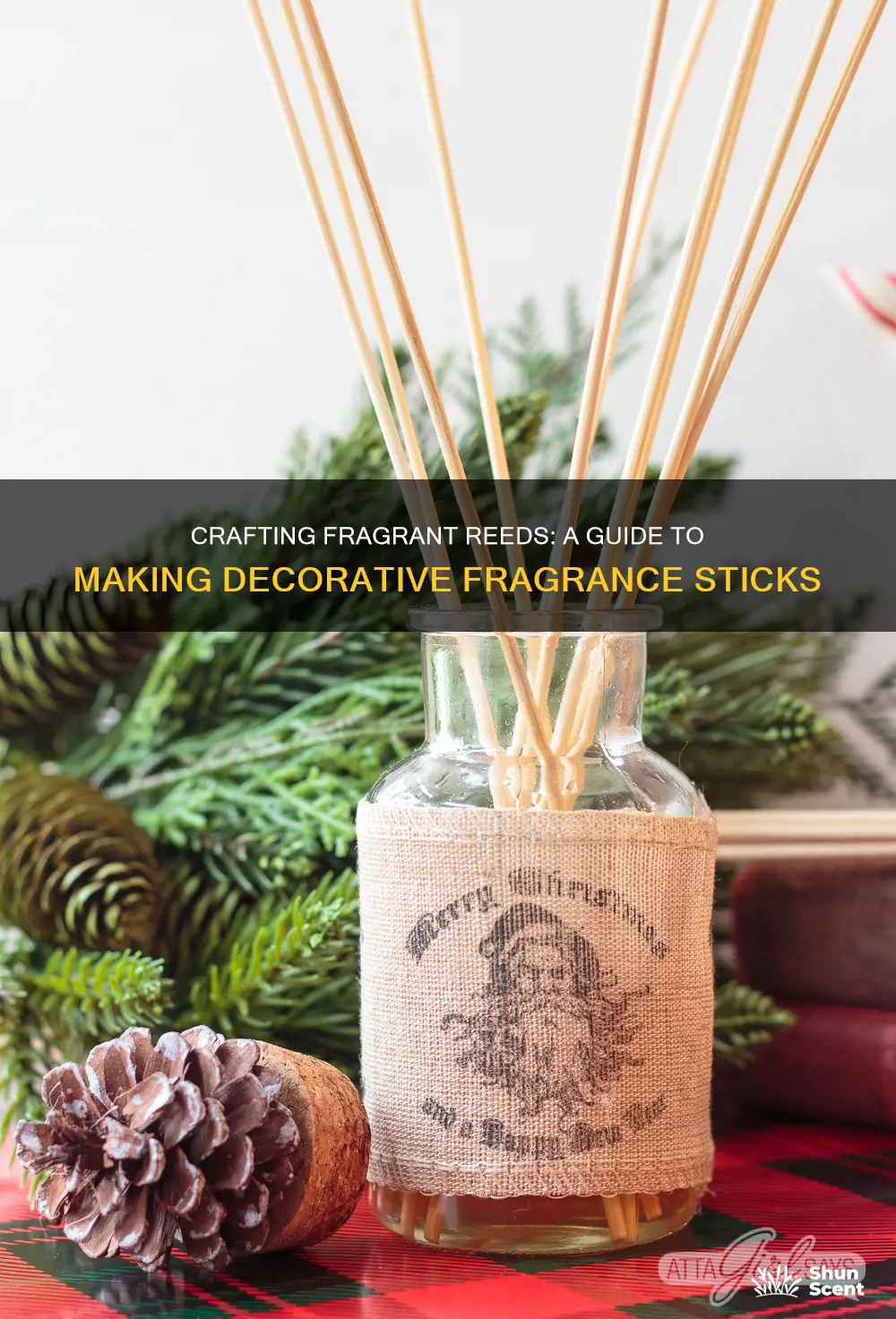 how to make decorative reeds for fragrances