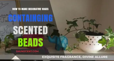 Crafting Aromatic Elegance: DIY Scented Bead Decorative Vases Guide