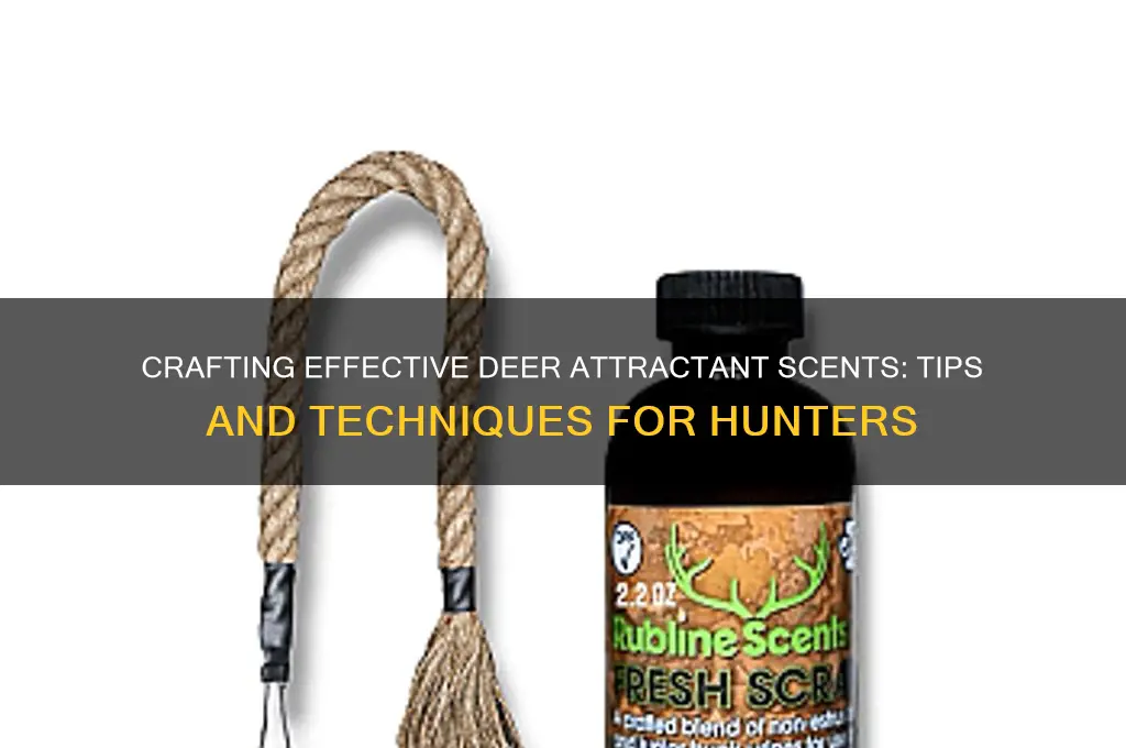how to make deer attractant scents