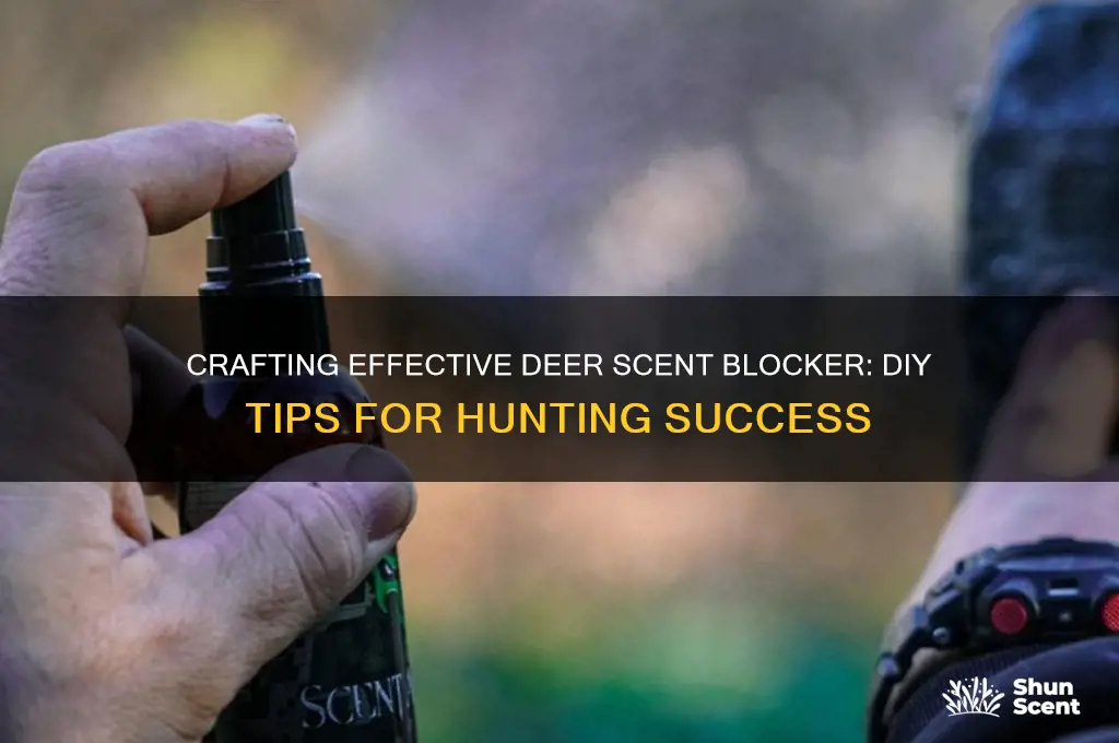 how to make deer scent blocker
