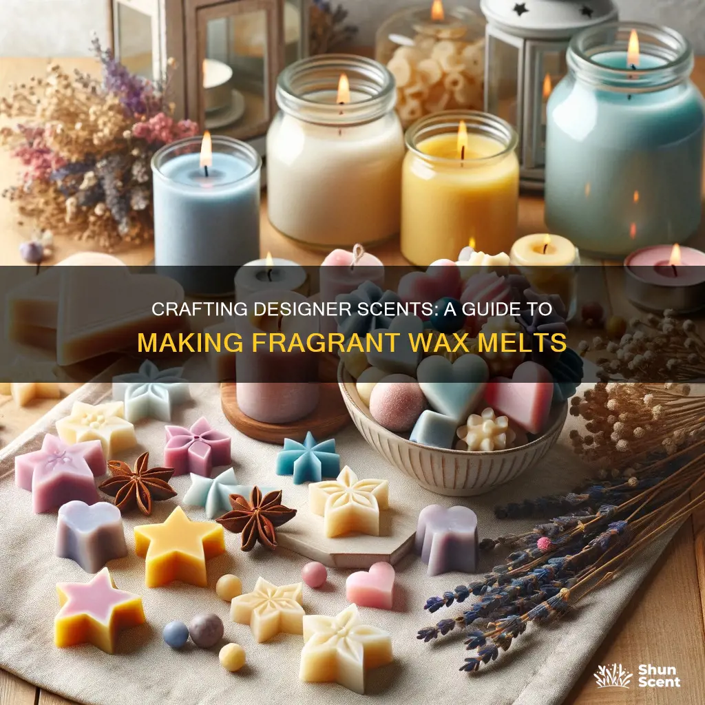 how to make designer fragrance wax melts