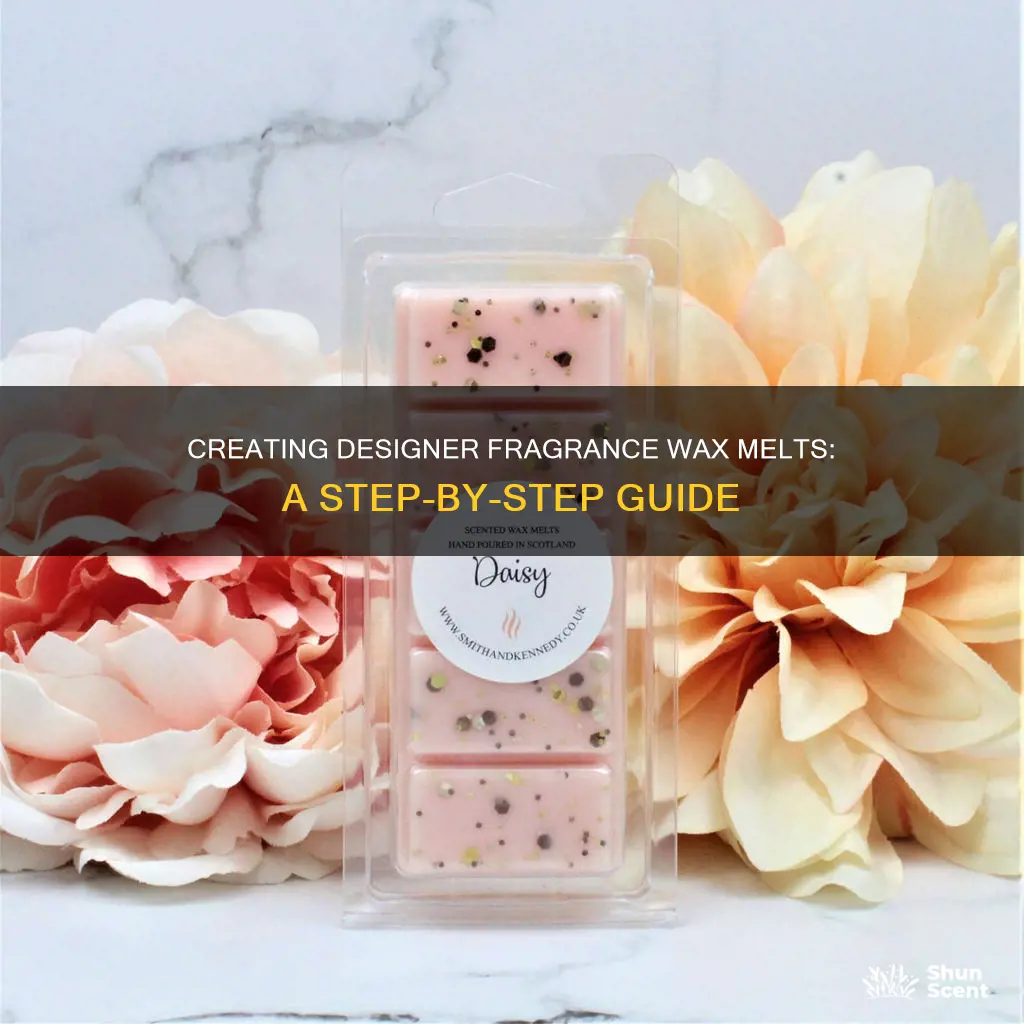how to make designer fragrance wax melts