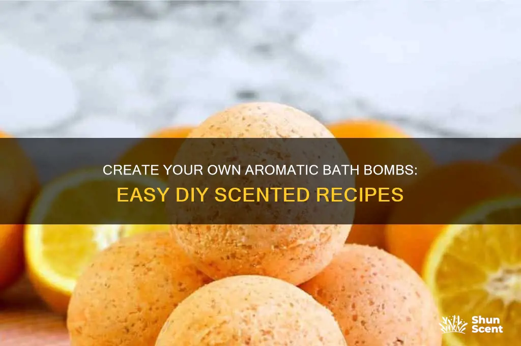 how to make different scented bath bombs