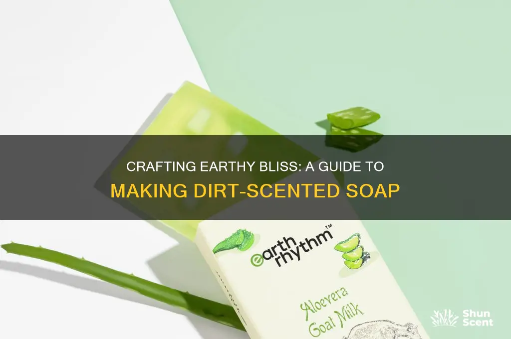how to make dirt scented soap