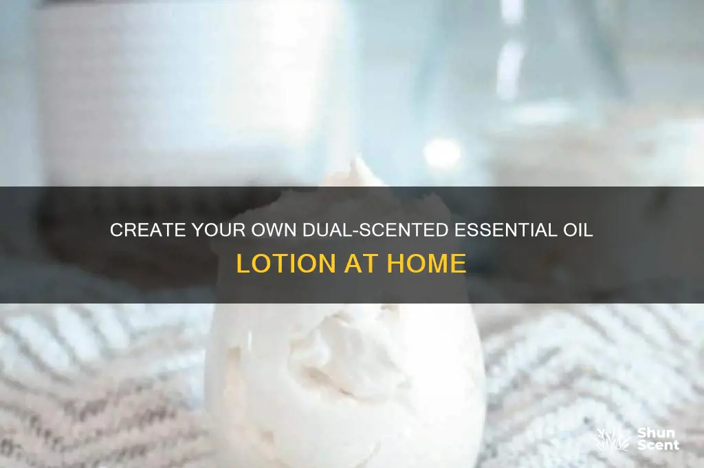 how to make diy dual scented essential oil lotion