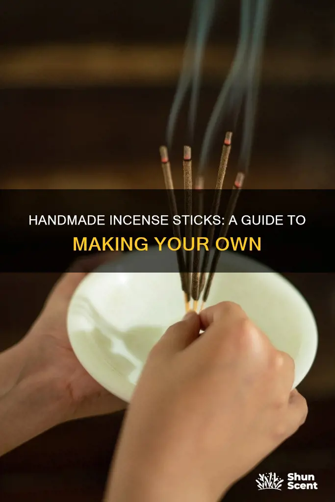 how to make diy incense sticks