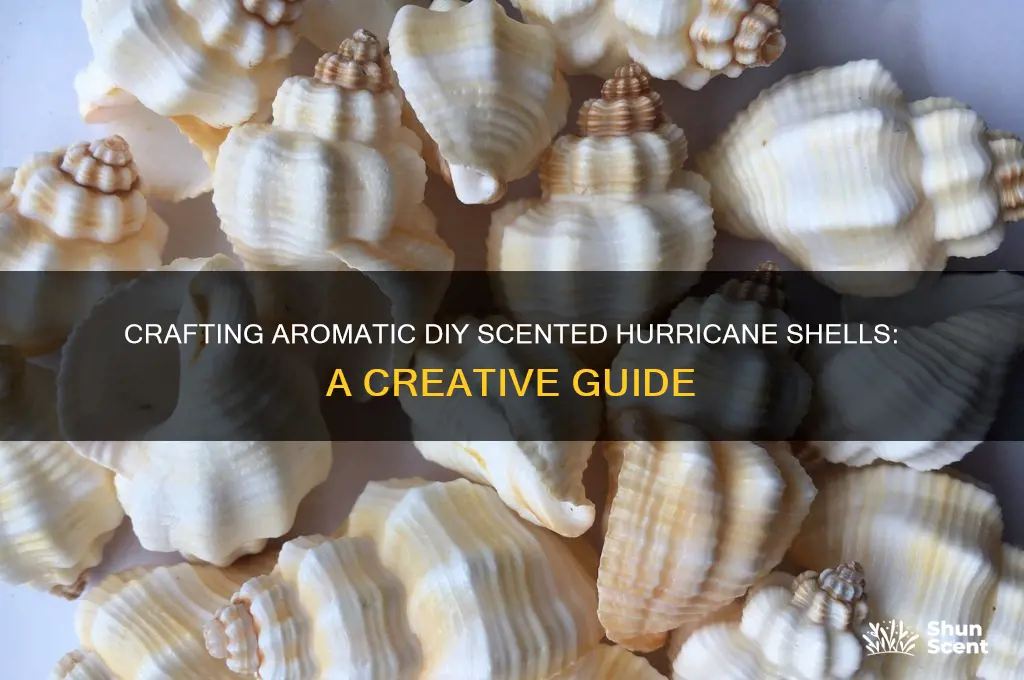 how to make diy scented hurricane shells