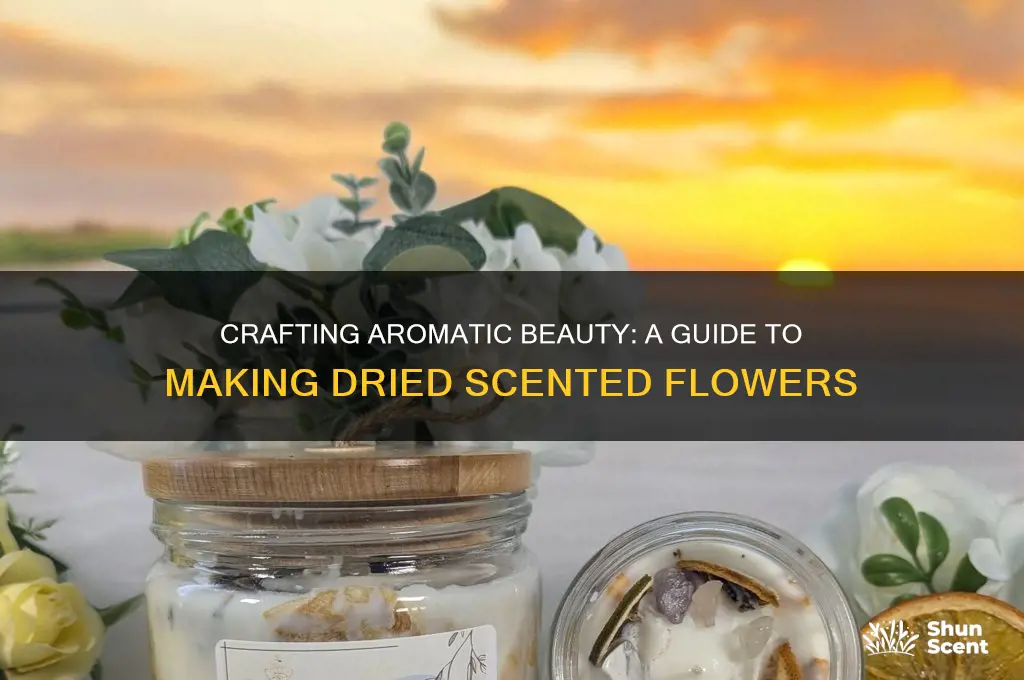 how to make dried scented flowers