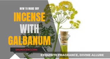 Galbanum Incense: Crafting Aromatic Dry Incense