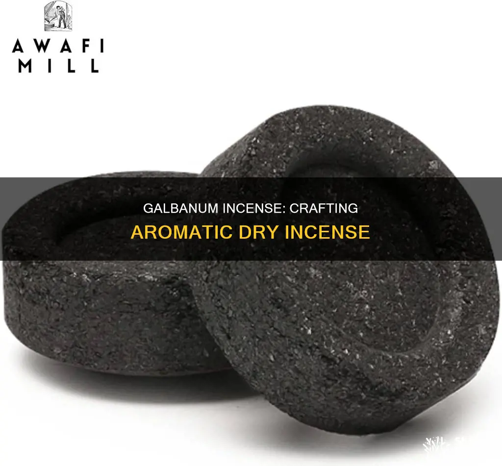 how to make dry incense with galbanum