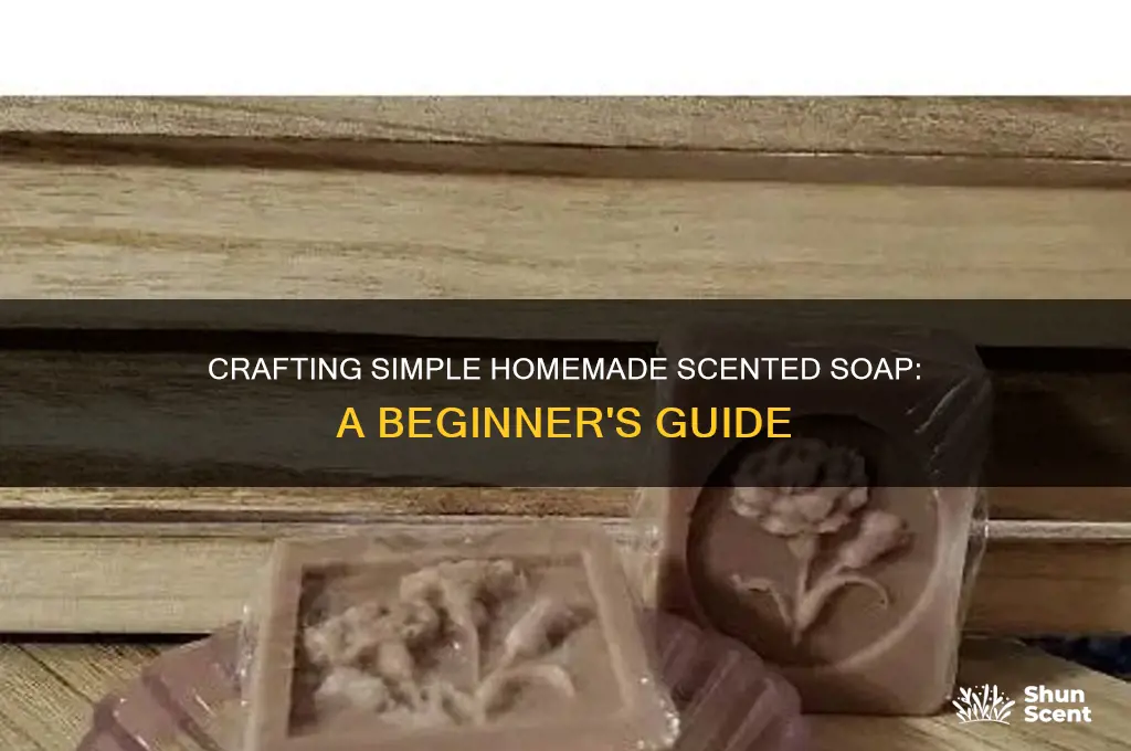 how to make easy homemade scented soap