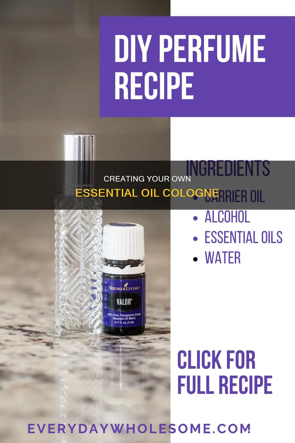 how to make essential oil cologne