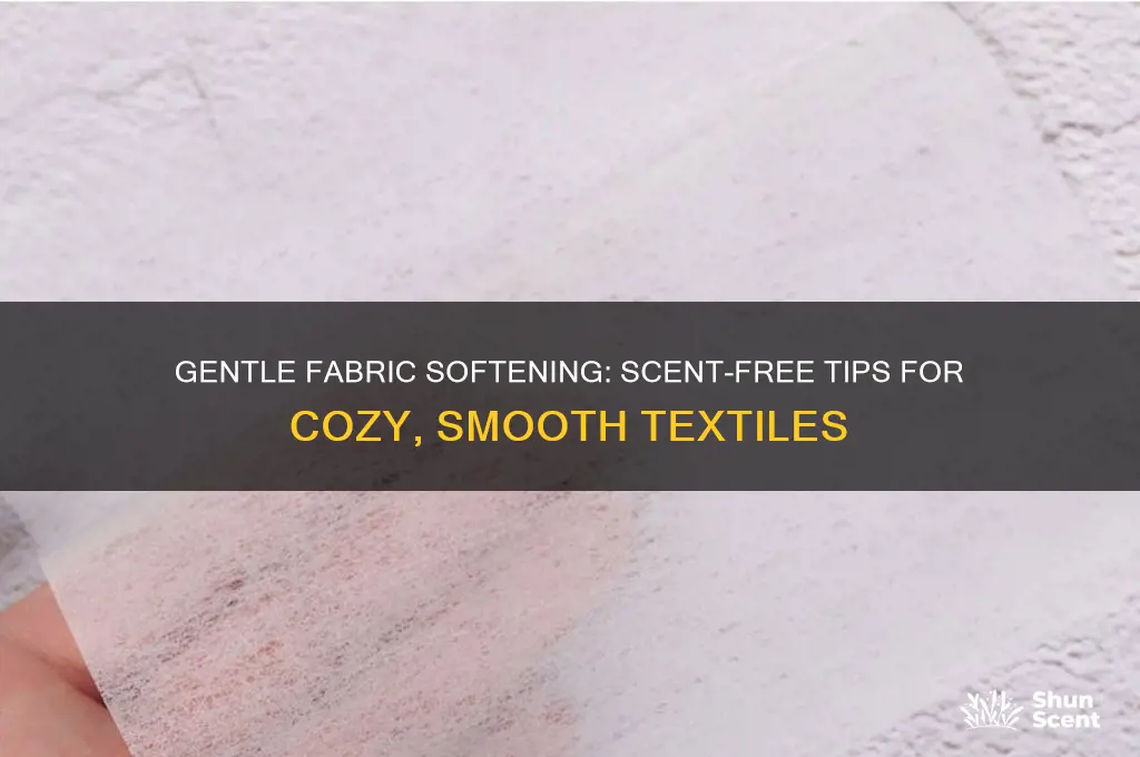 how to make fabric softer without any scent