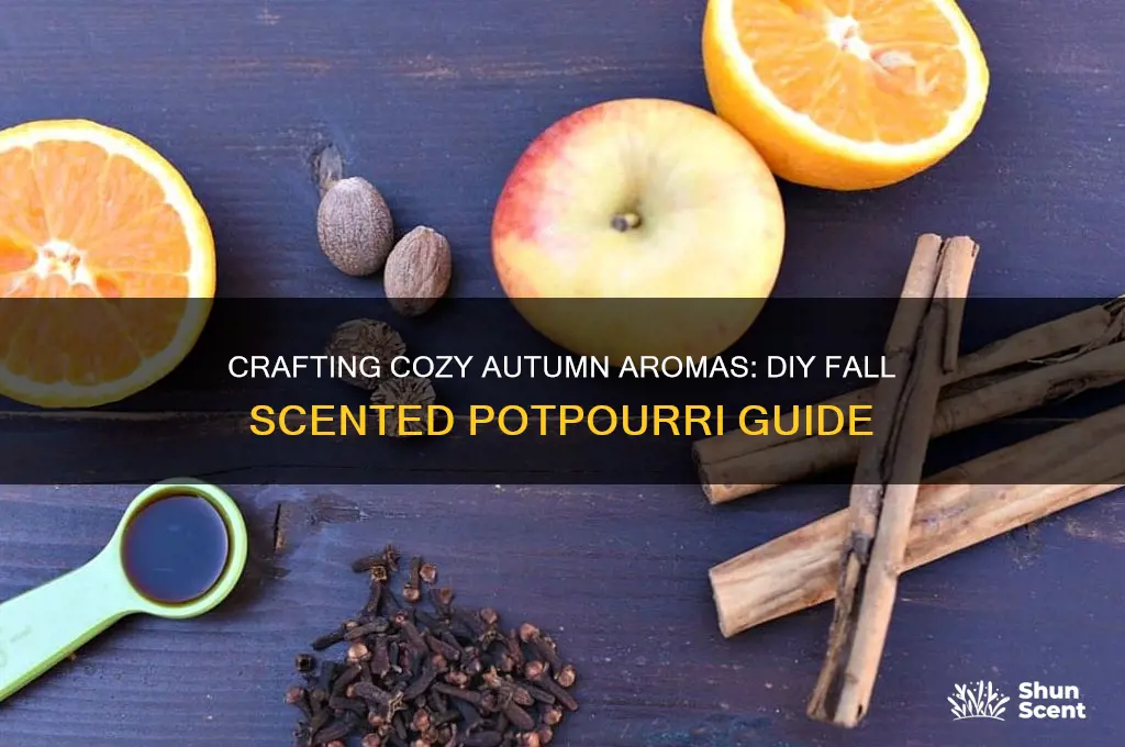 how to make fall scented potpourri
