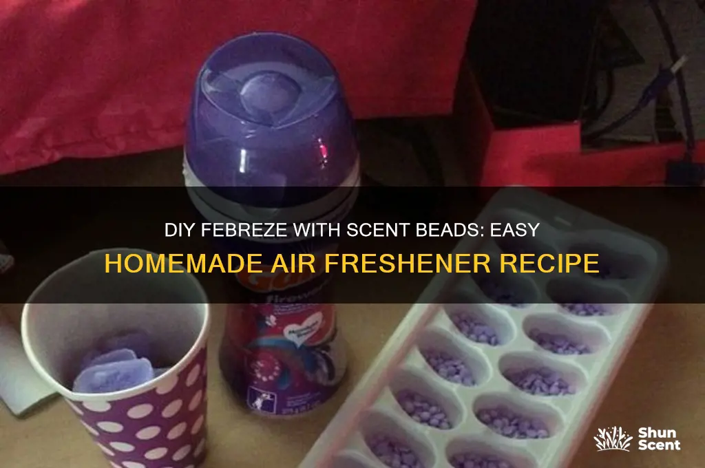 how to make febreze with scent beads