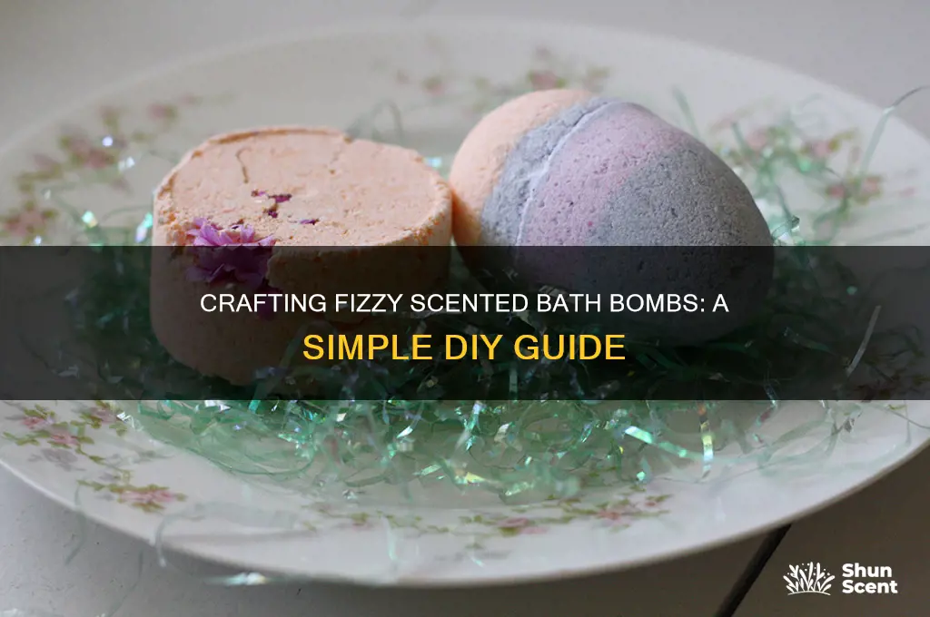 how to make fizzy scented bath bombs