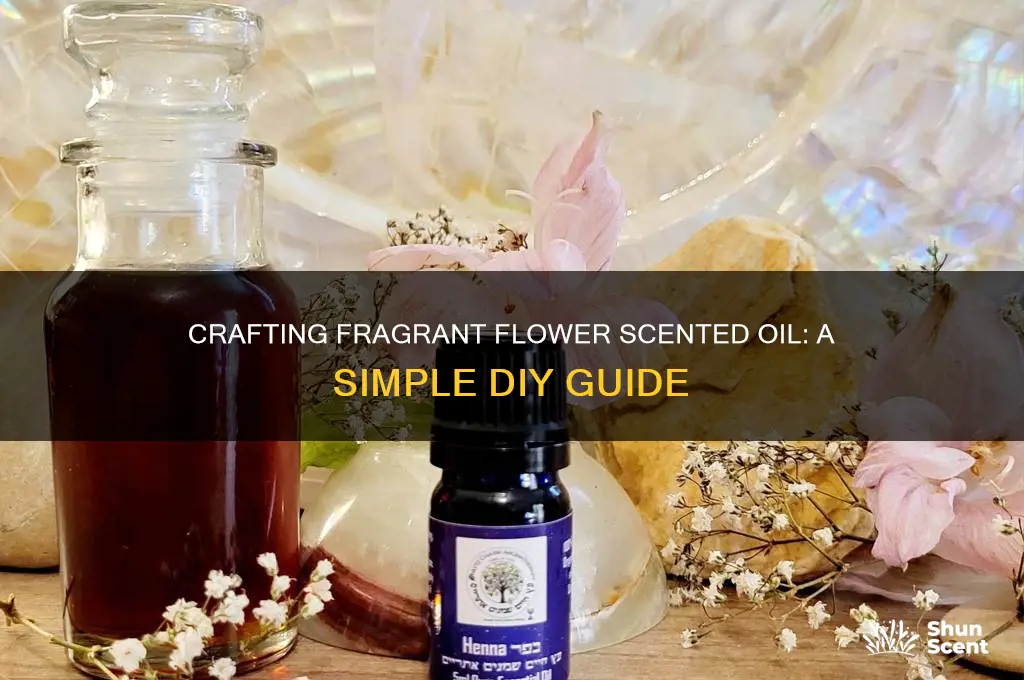 how to make flower scented oil