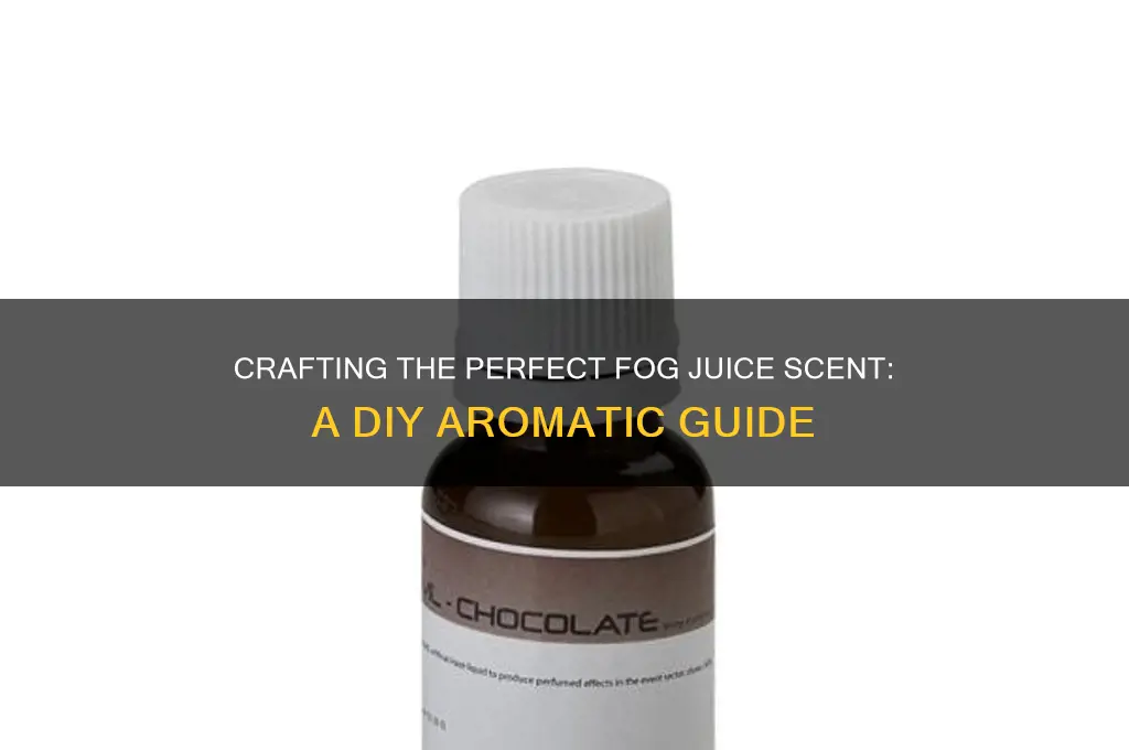 how to make fog juice scent