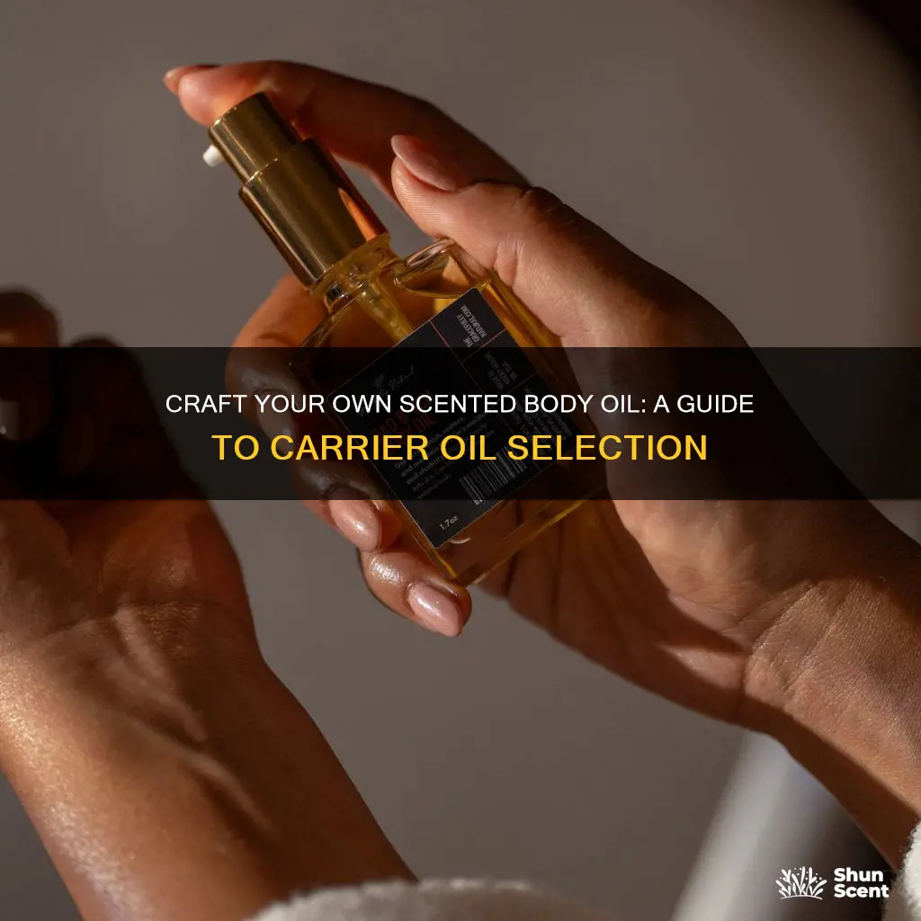 how to make fragrance body oil carrier