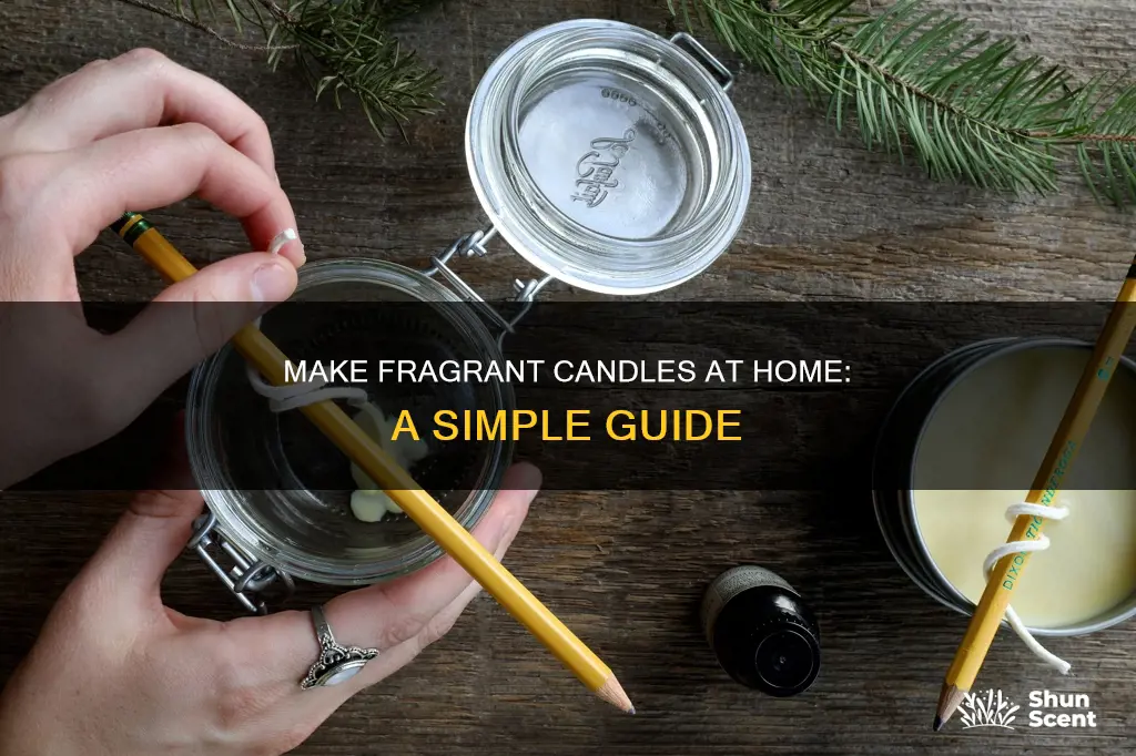 how to make fragrance candles at home