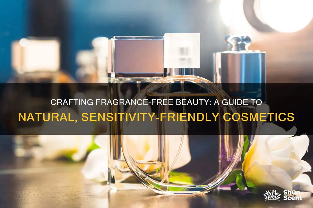 how to make fragrance free cosmetics