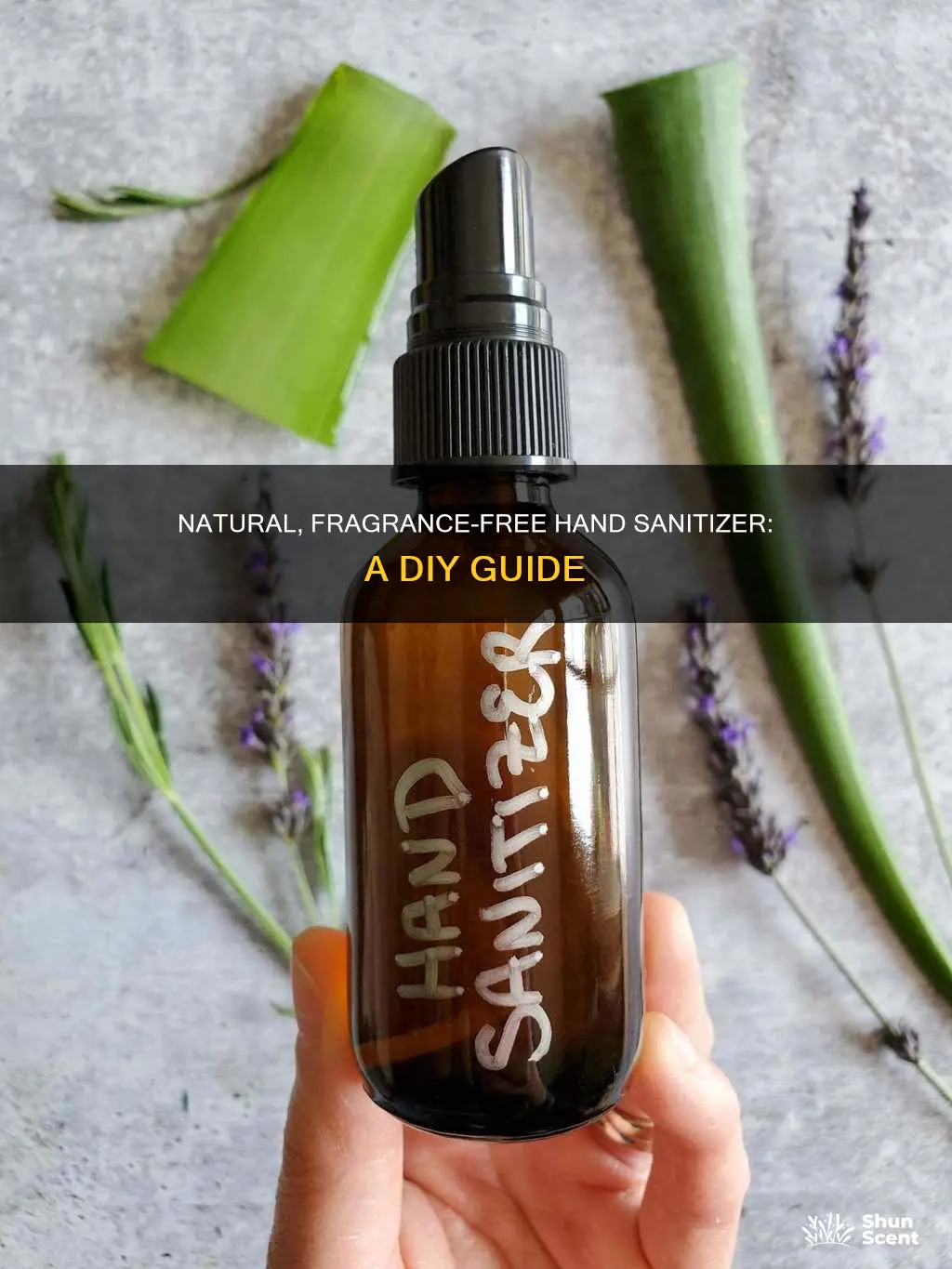 how to make fragrance free hand sanitizer