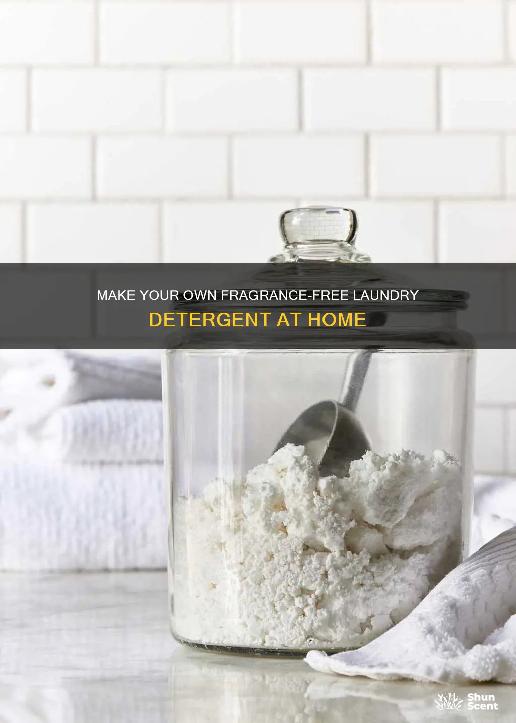 how to make fragrance free laundry detergent