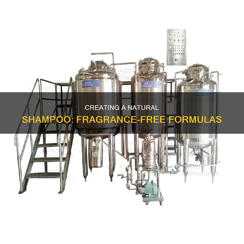 how to make fragrance free shampoo