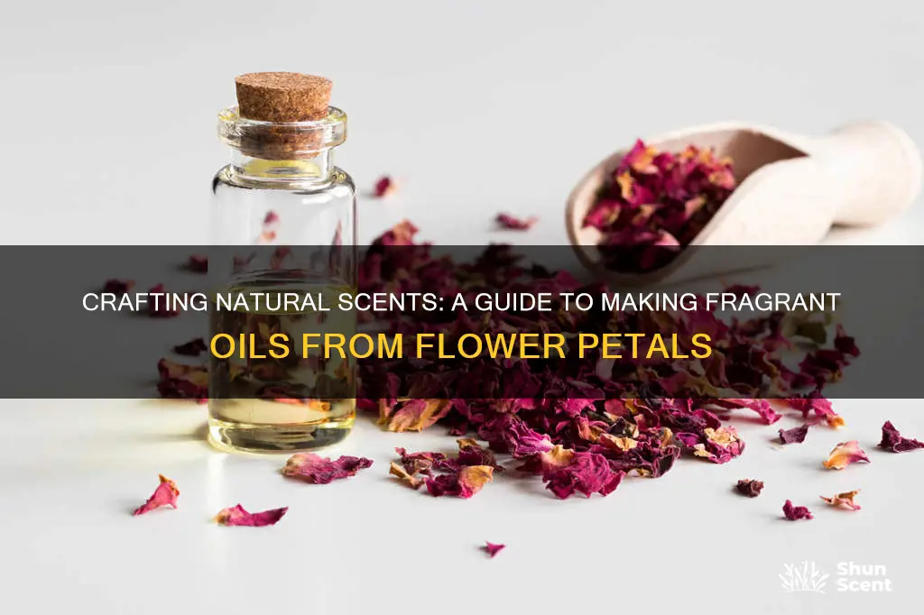 how to make fragrance from flower petals