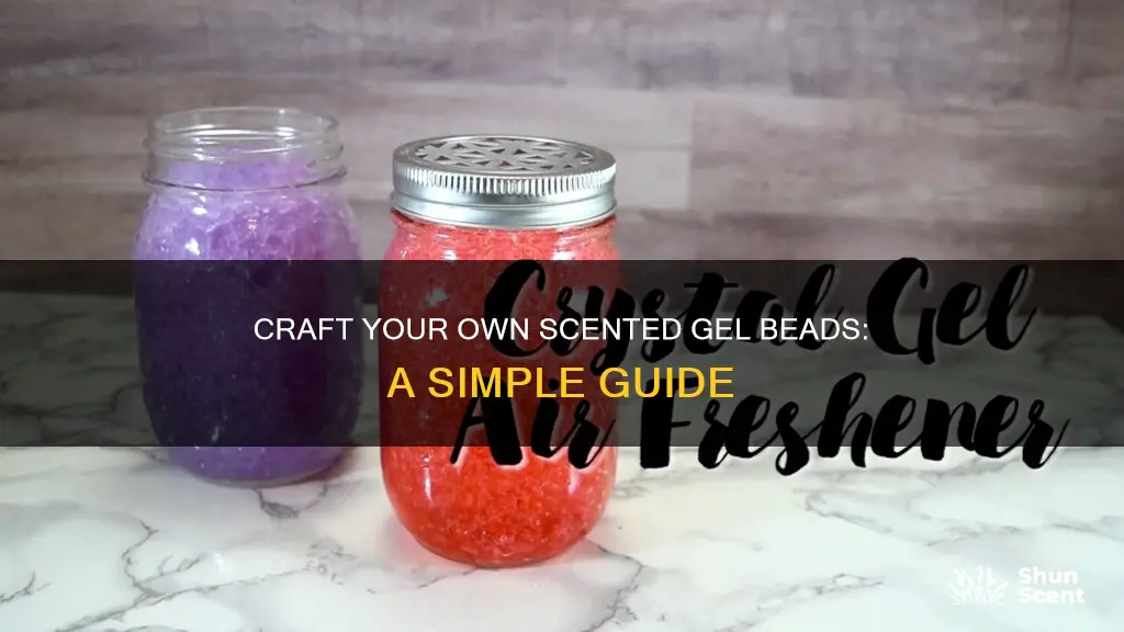 how to make fragrance gel beads