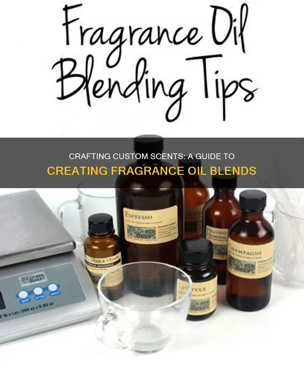 how to make fragrance oil blends