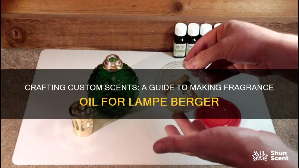 how to make fragrance oil for lampe berger