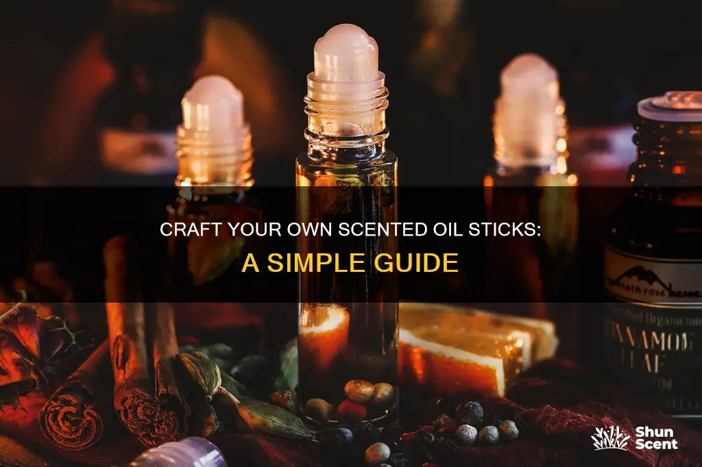 how to make fragrance oil sticks