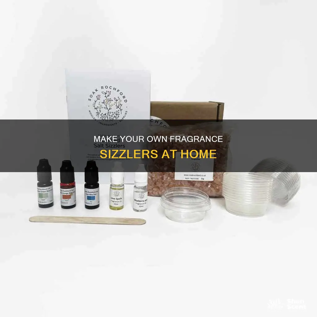 how to make fragrance sizzlers