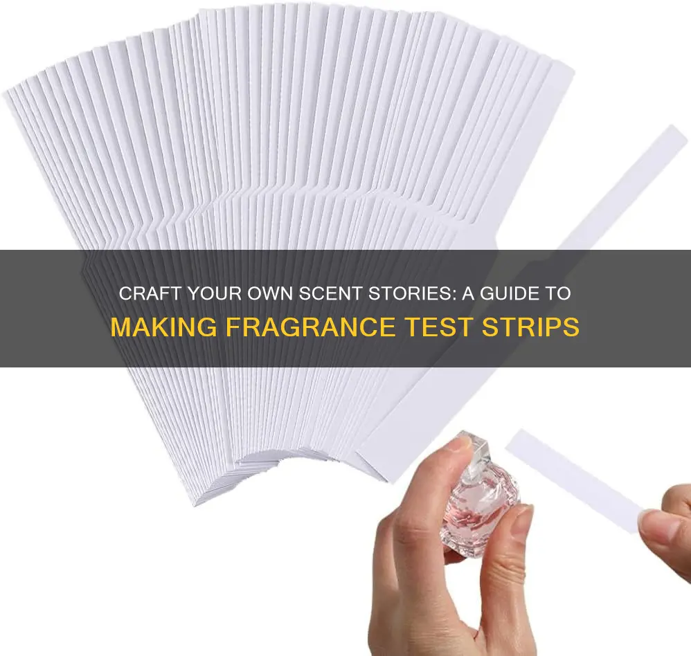 how to make fragrance test strips