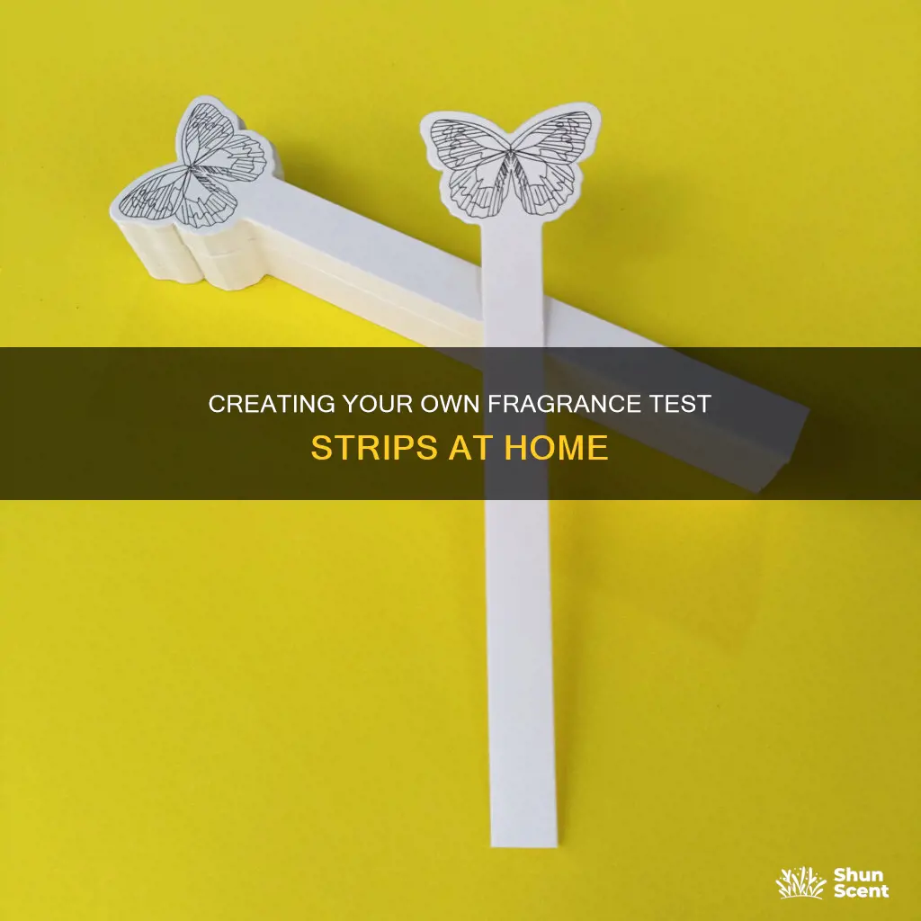 how to make fragrance test strips