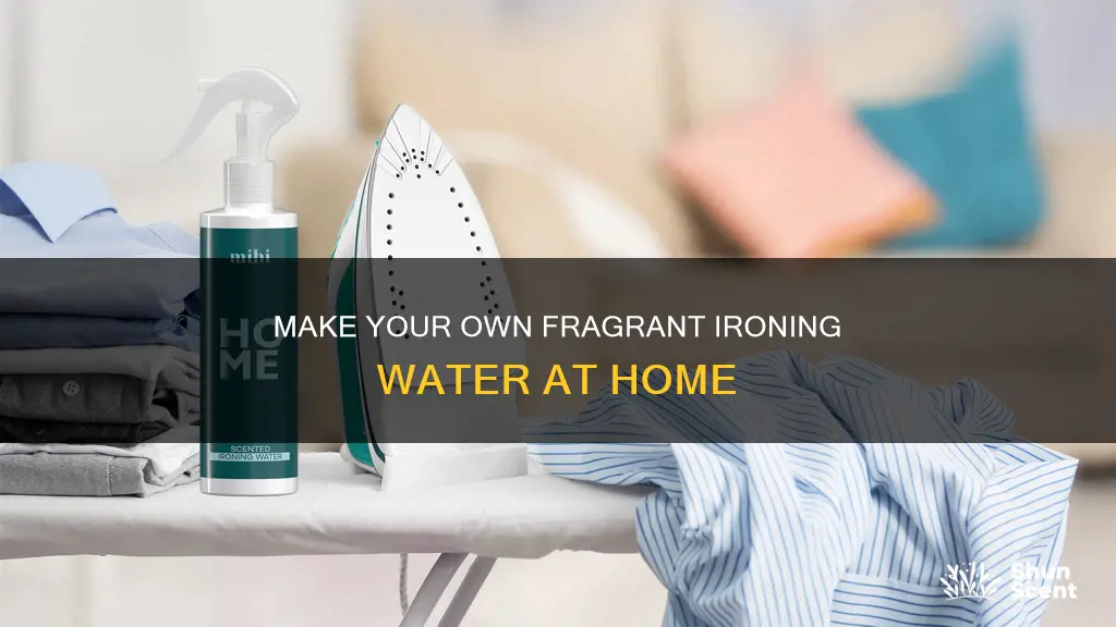 how to make fragranced ironing water