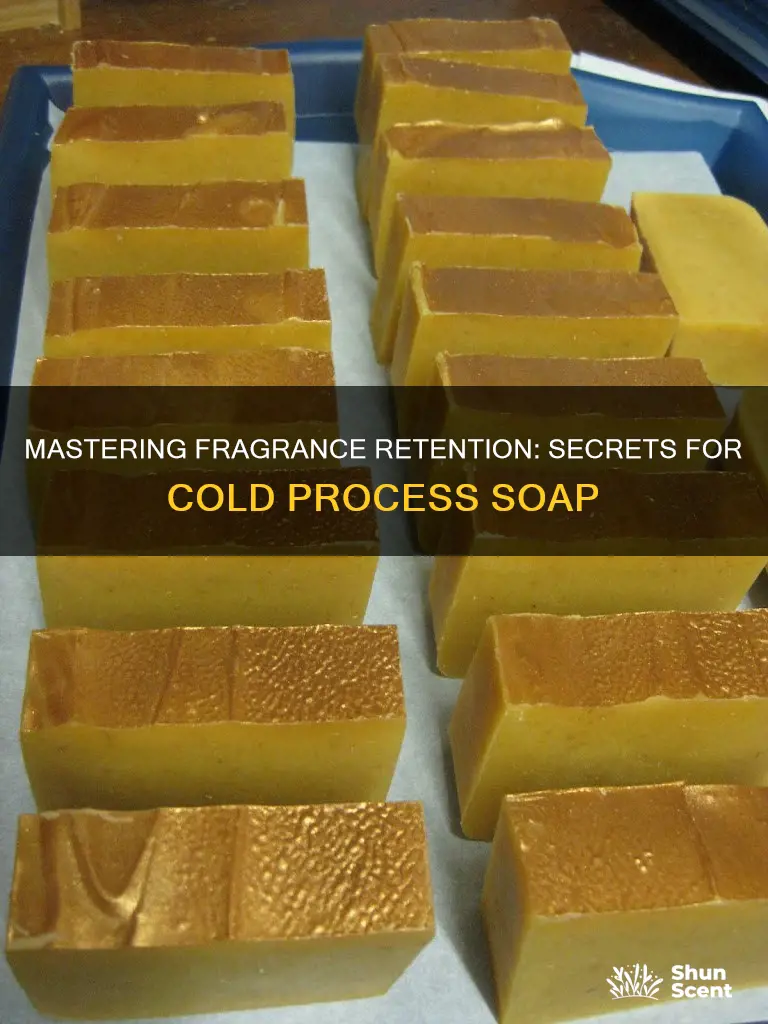 how to make fragrances stick in cold process soap