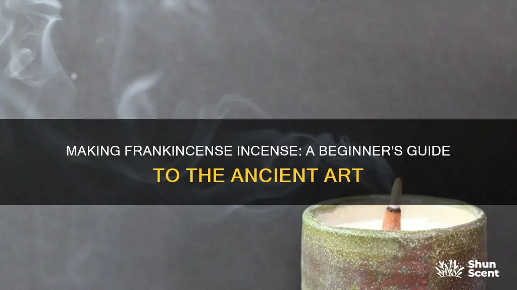 how to make frankincense incense